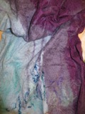 colour graded cobweb scarf